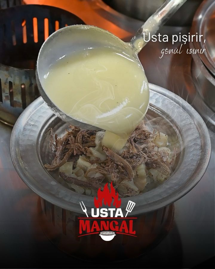 Kasede sıcak çorba servisi